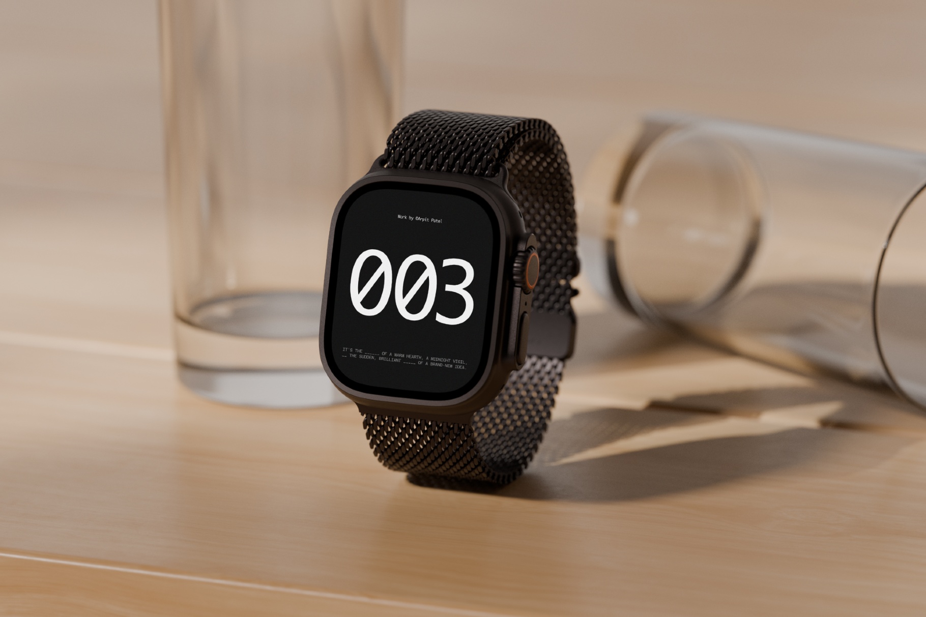 Apple Watch Ultra 2 Mockup