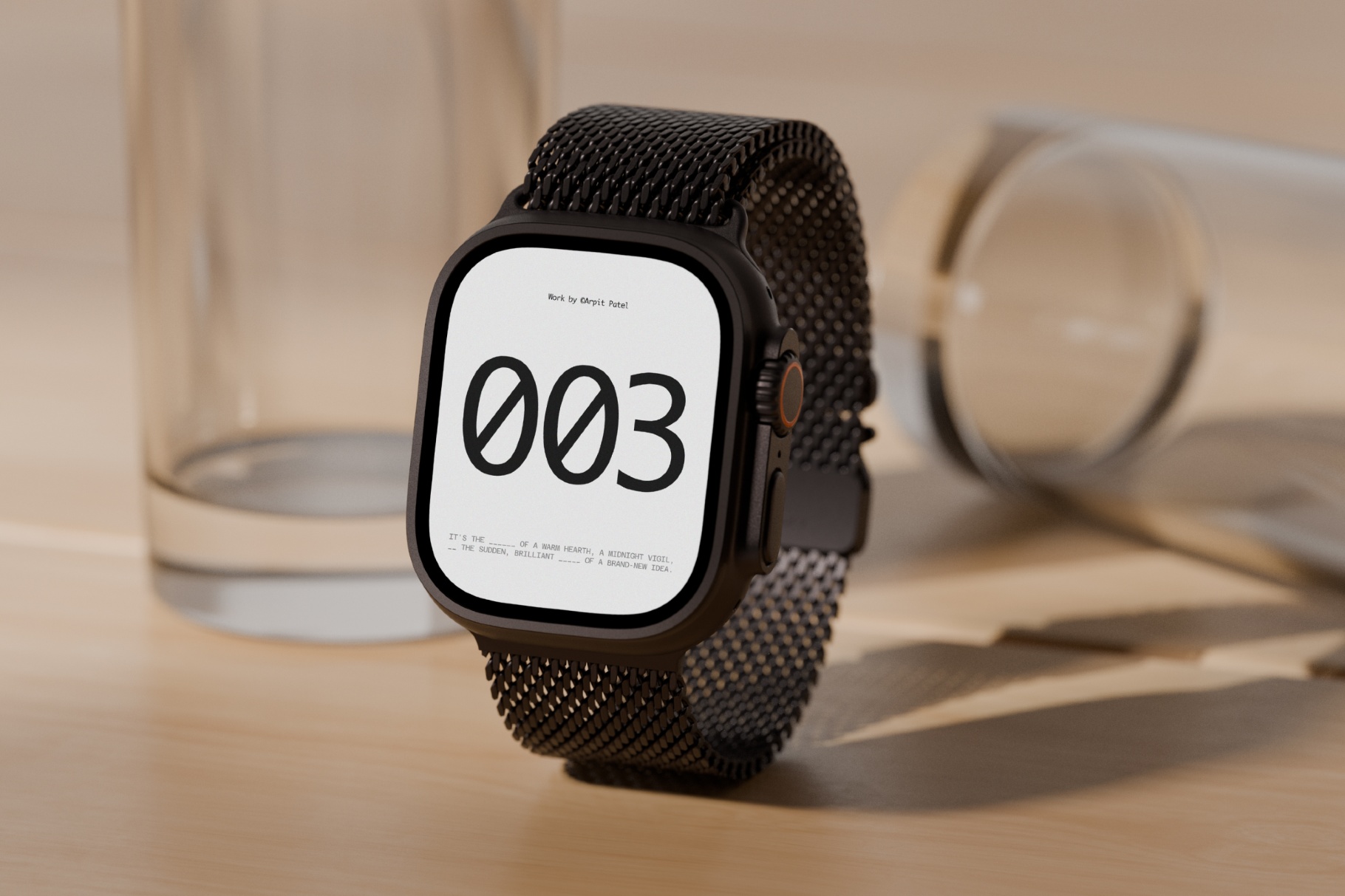 Apple Watch Ultra 2 Mockup