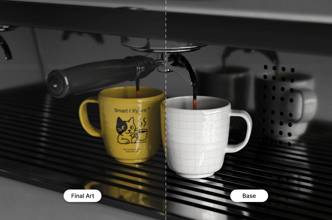 Espresso Coffee Mug Mockup