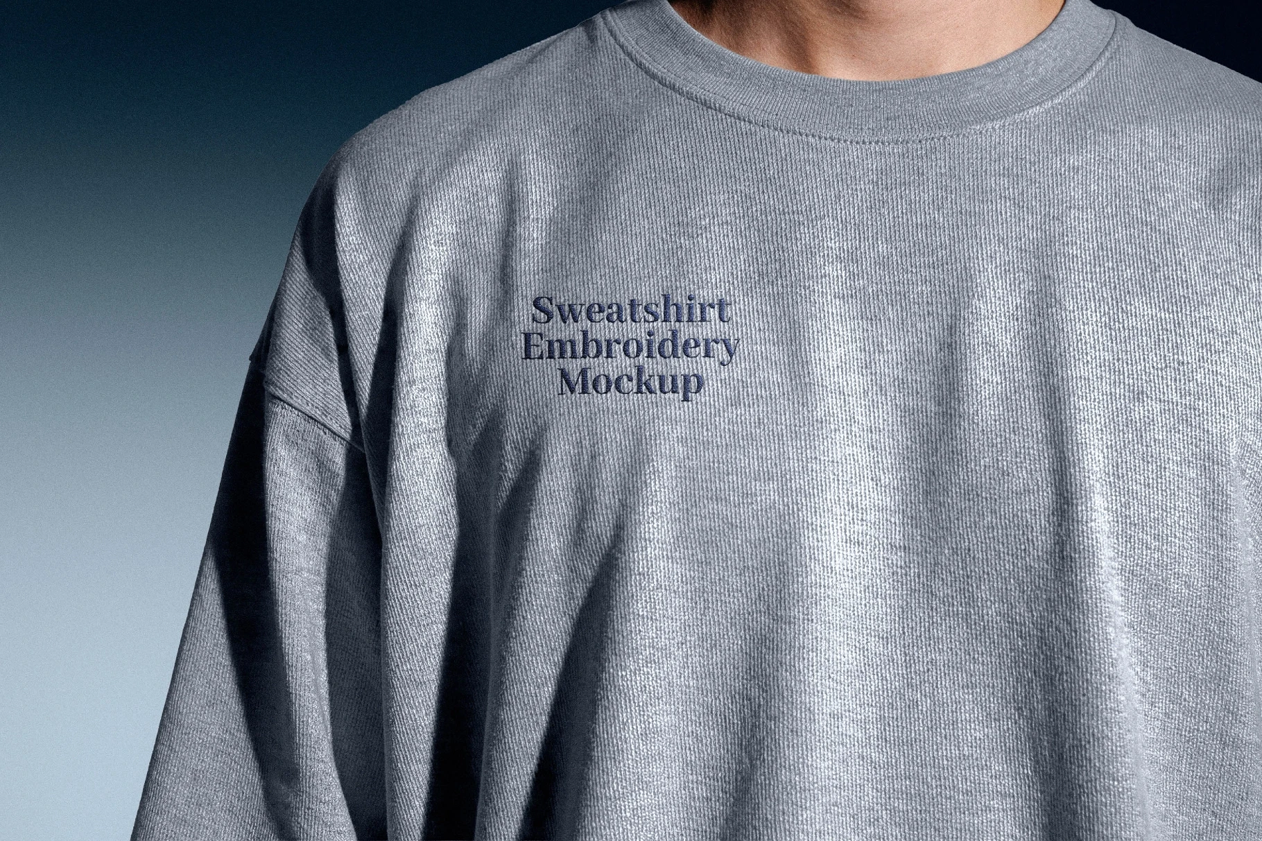 Sweatshirt Embroidery Mockup
