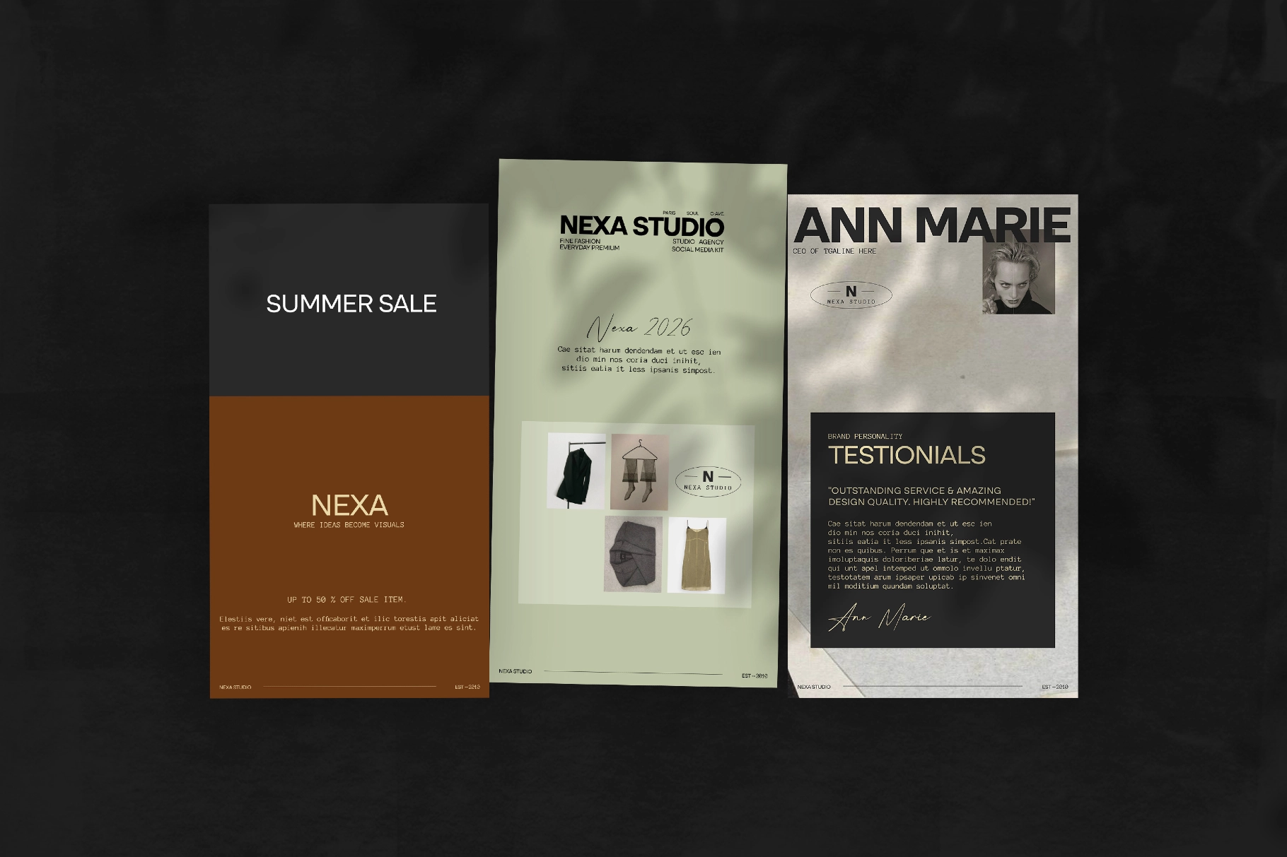 NEXA | Instagram Studio Kit