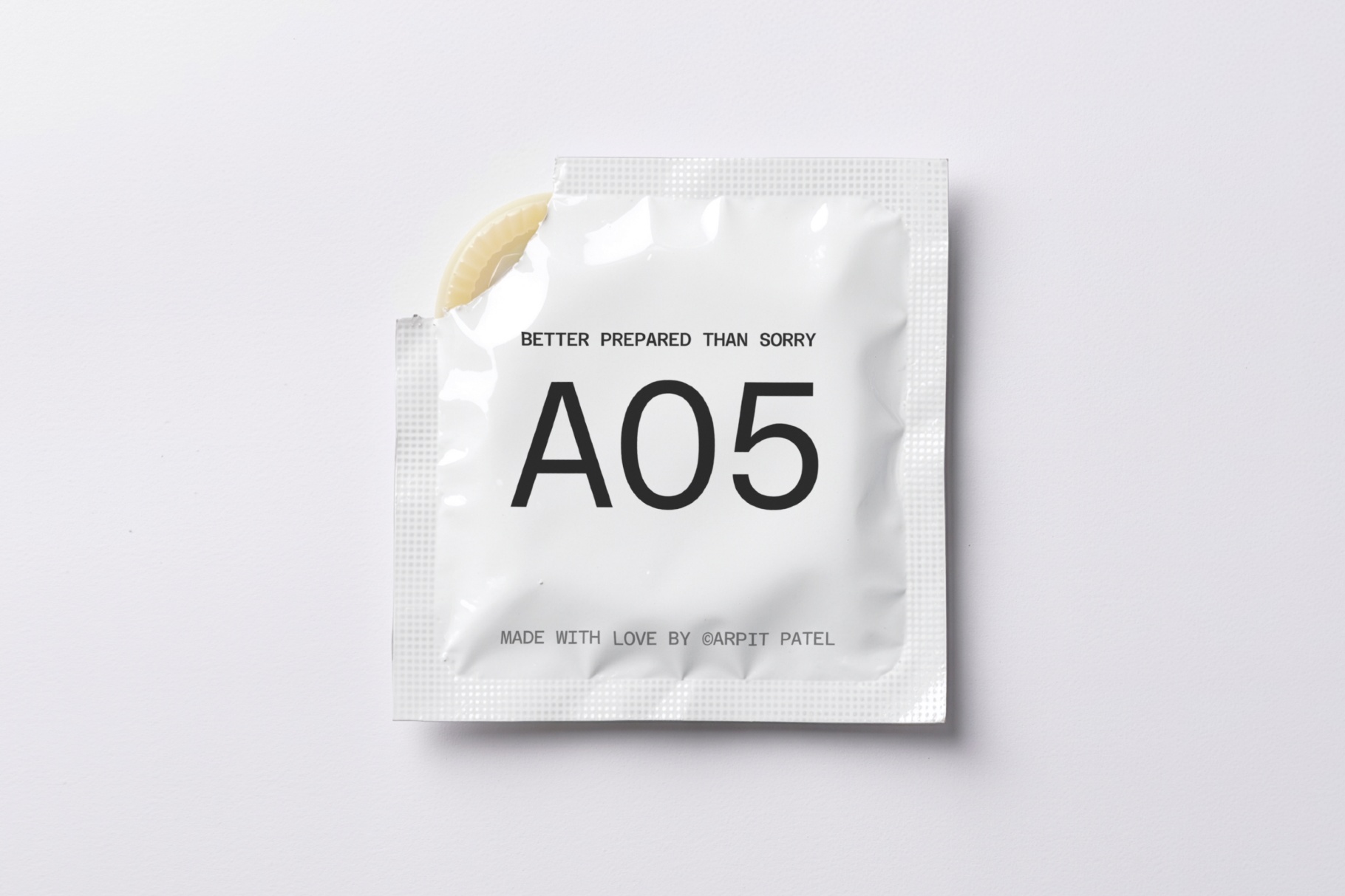 Condom Mockup