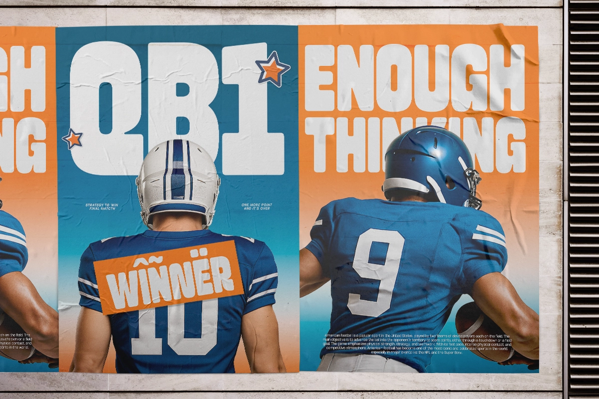 GC Rhygun – Slanted Bold Display