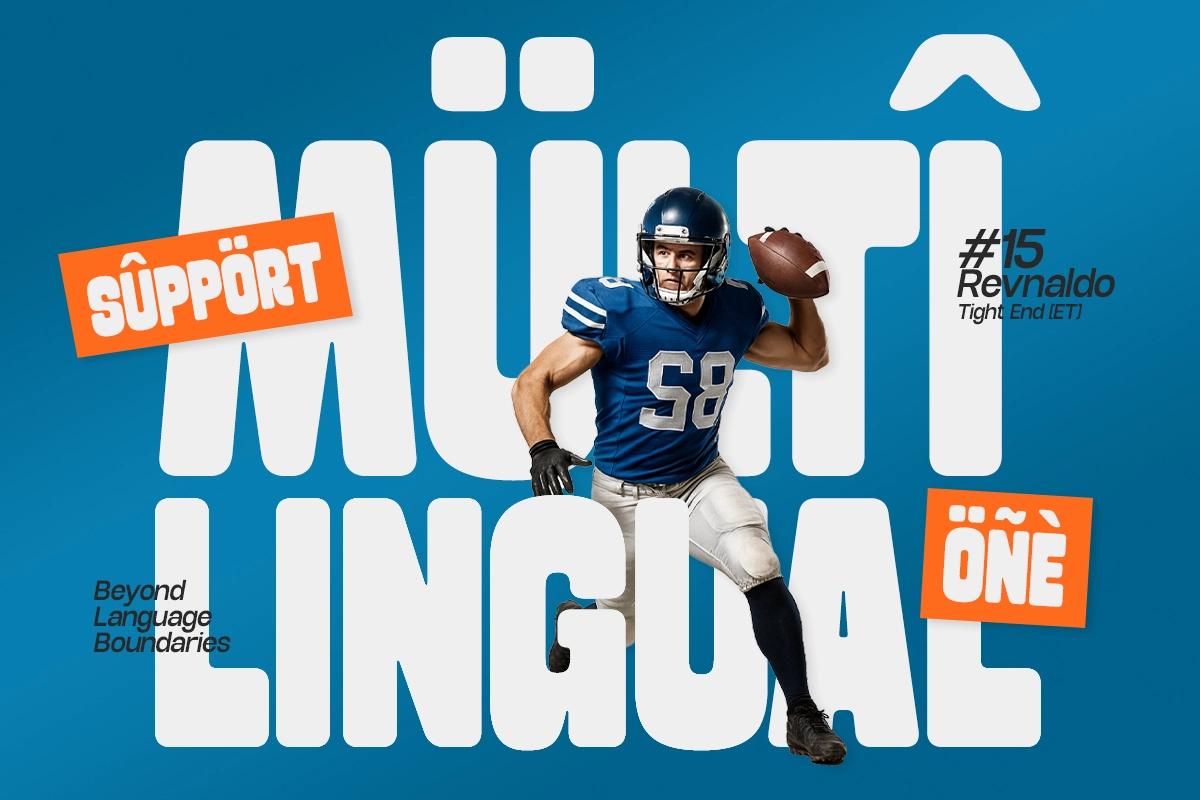 GC Rhygun – Slanted Bold Display