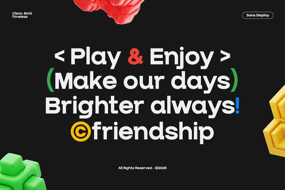 GC Natify – Bold Modern Sans