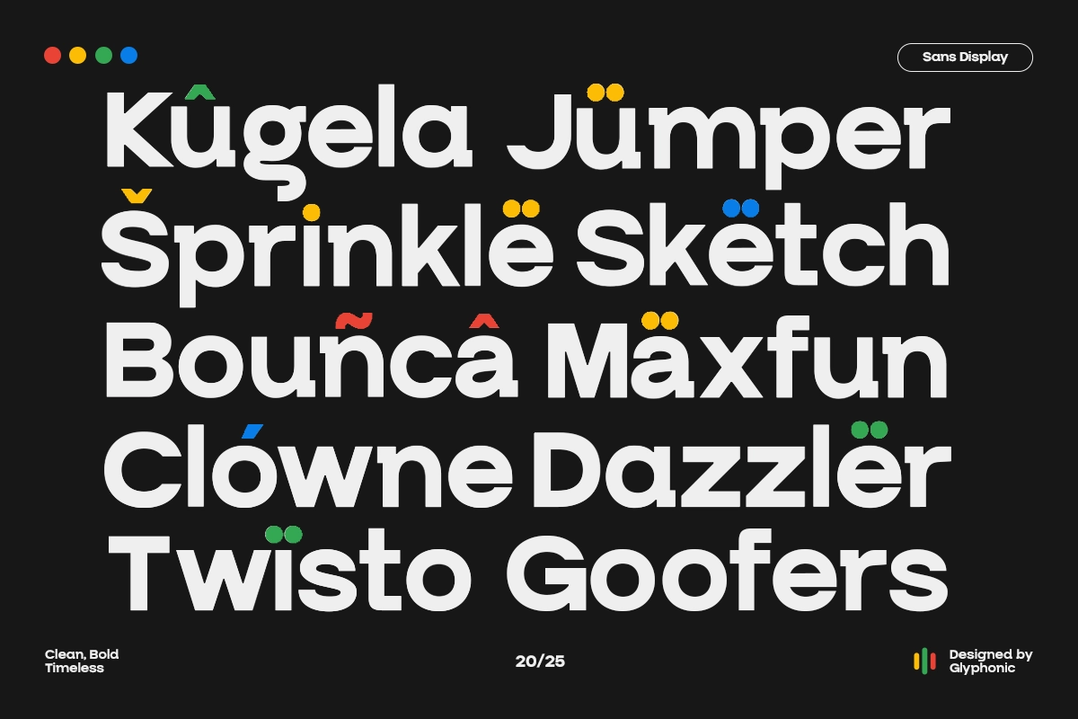 GC Natify – Bold Modern Sans