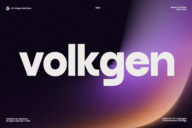 GC Volkgen – Modern Sans Serif