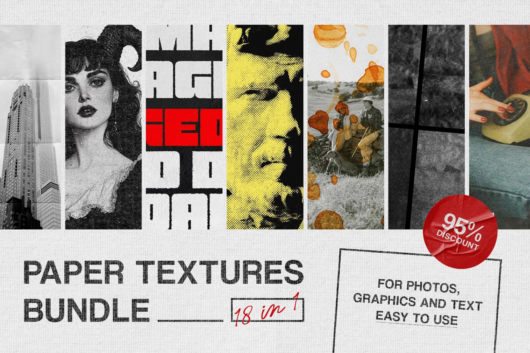 18-in-1 Paper Textures Bundle