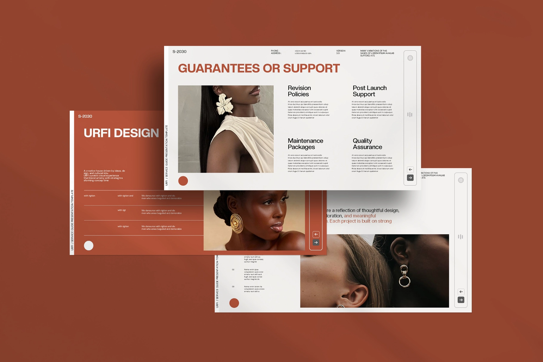 URFI - Services Guide Presentation Template