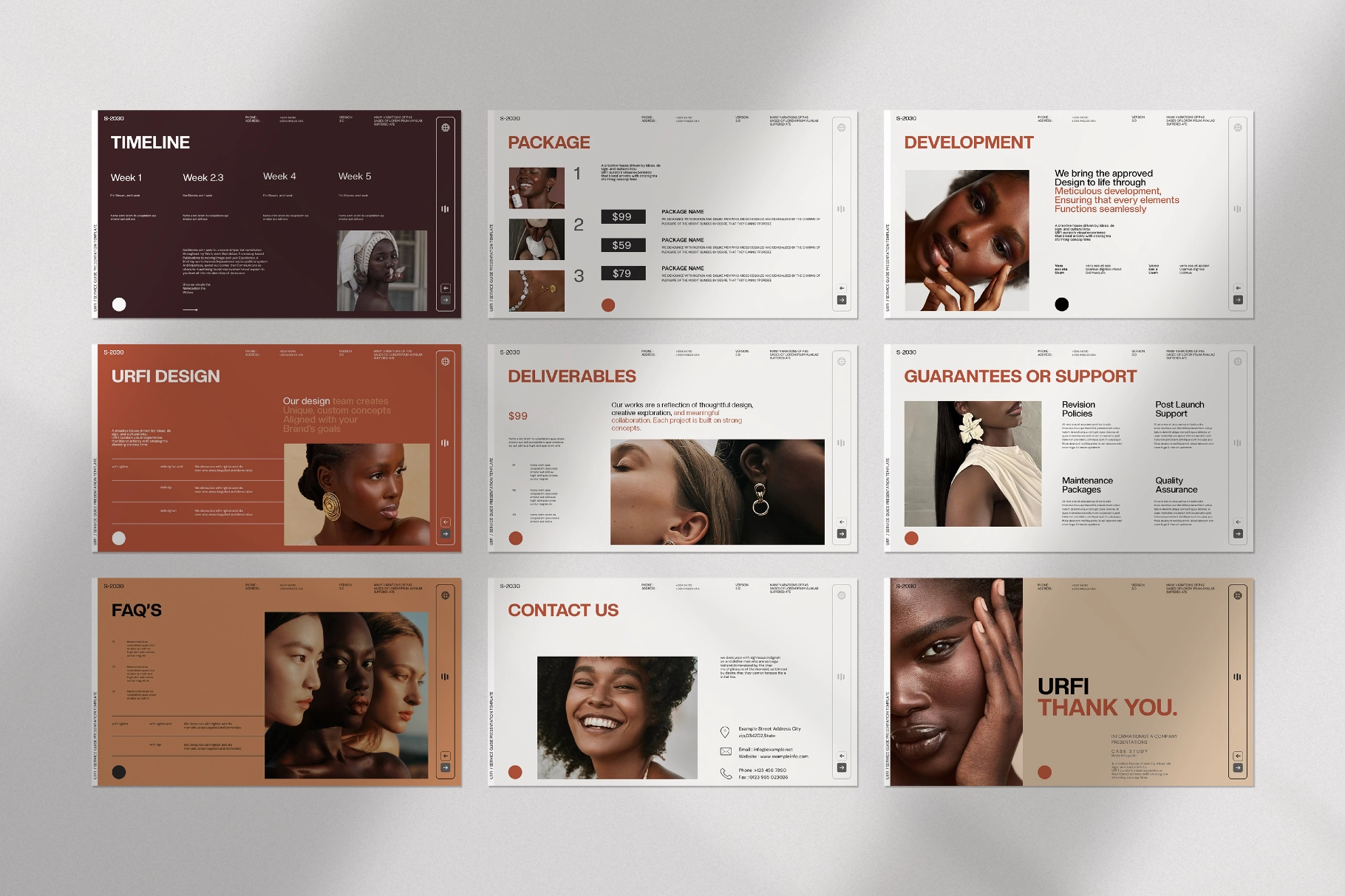 URFI - Services Guide Presentation Template