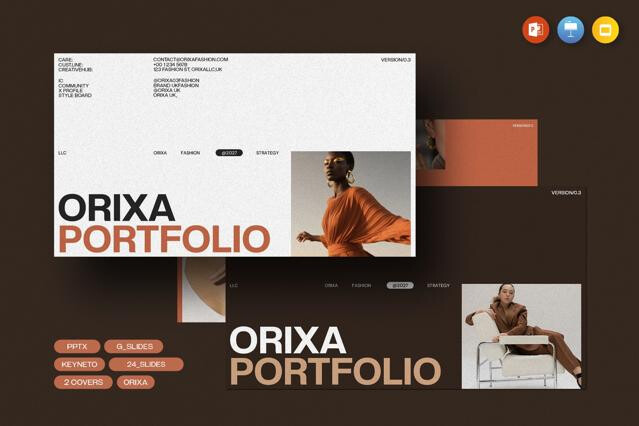 Orixa Portfolio Presentation Template