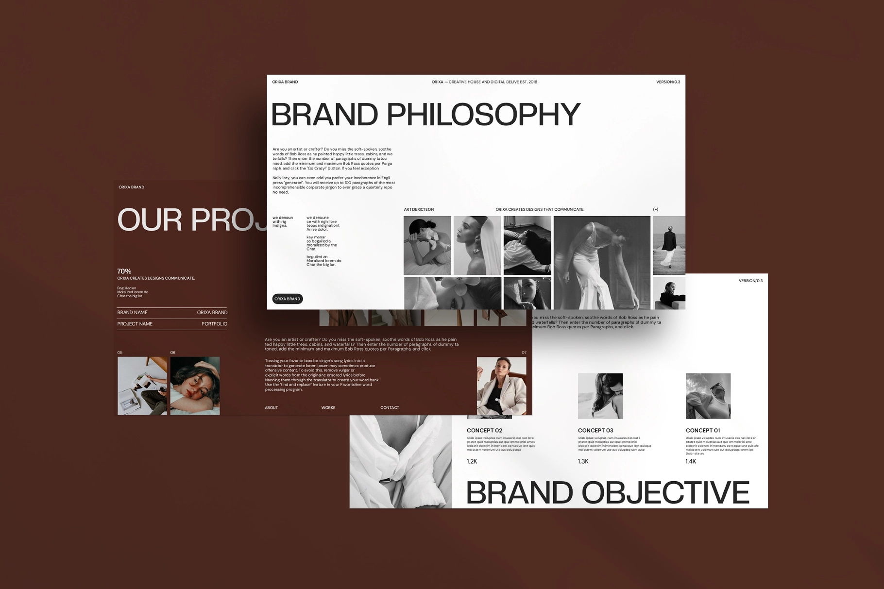 Orixa Portfolio Presentation Template
