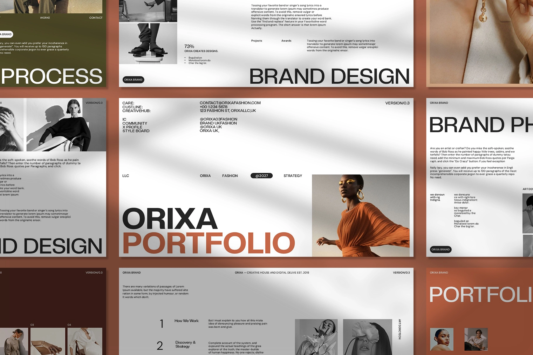 Orixa Portfolio Presentation Template