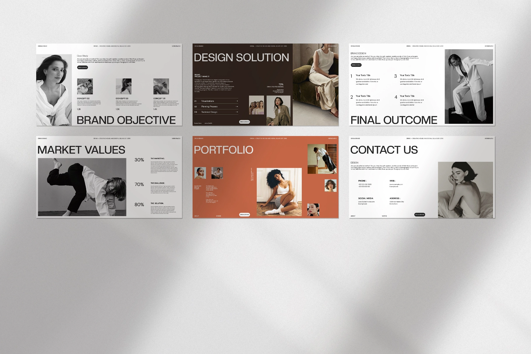 Orixa Portfolio Presentation Template