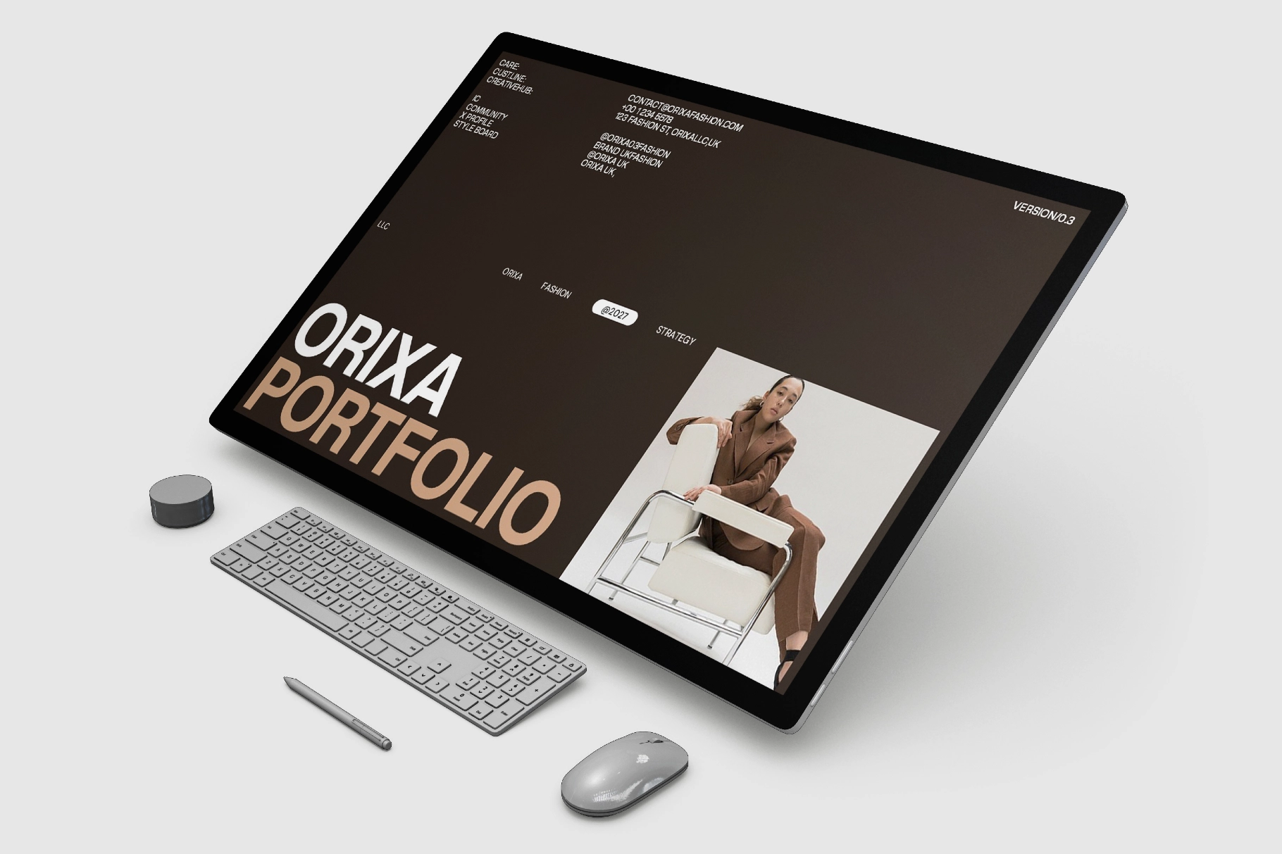 Orixa Portfolio Presentation Template