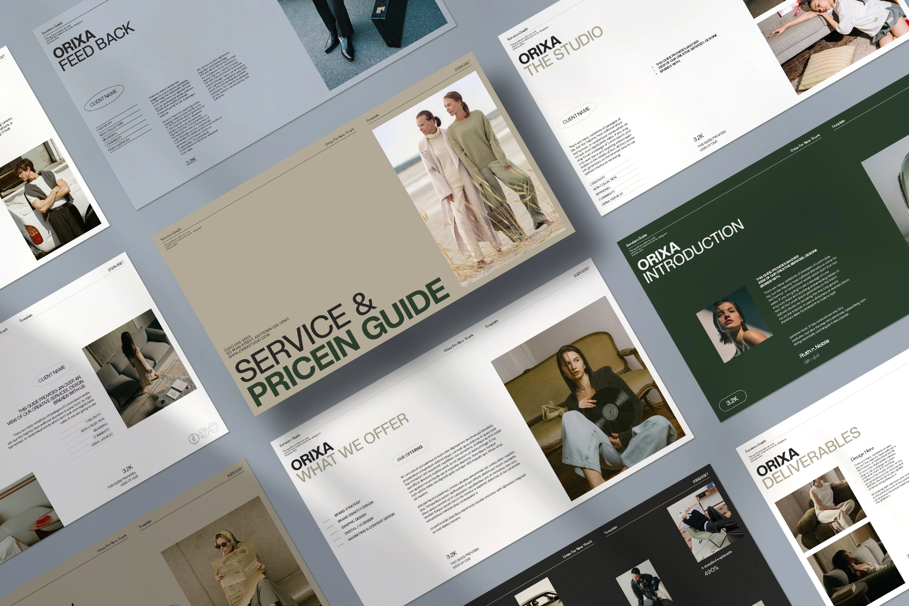 Orixa Service Guide Presentation Template