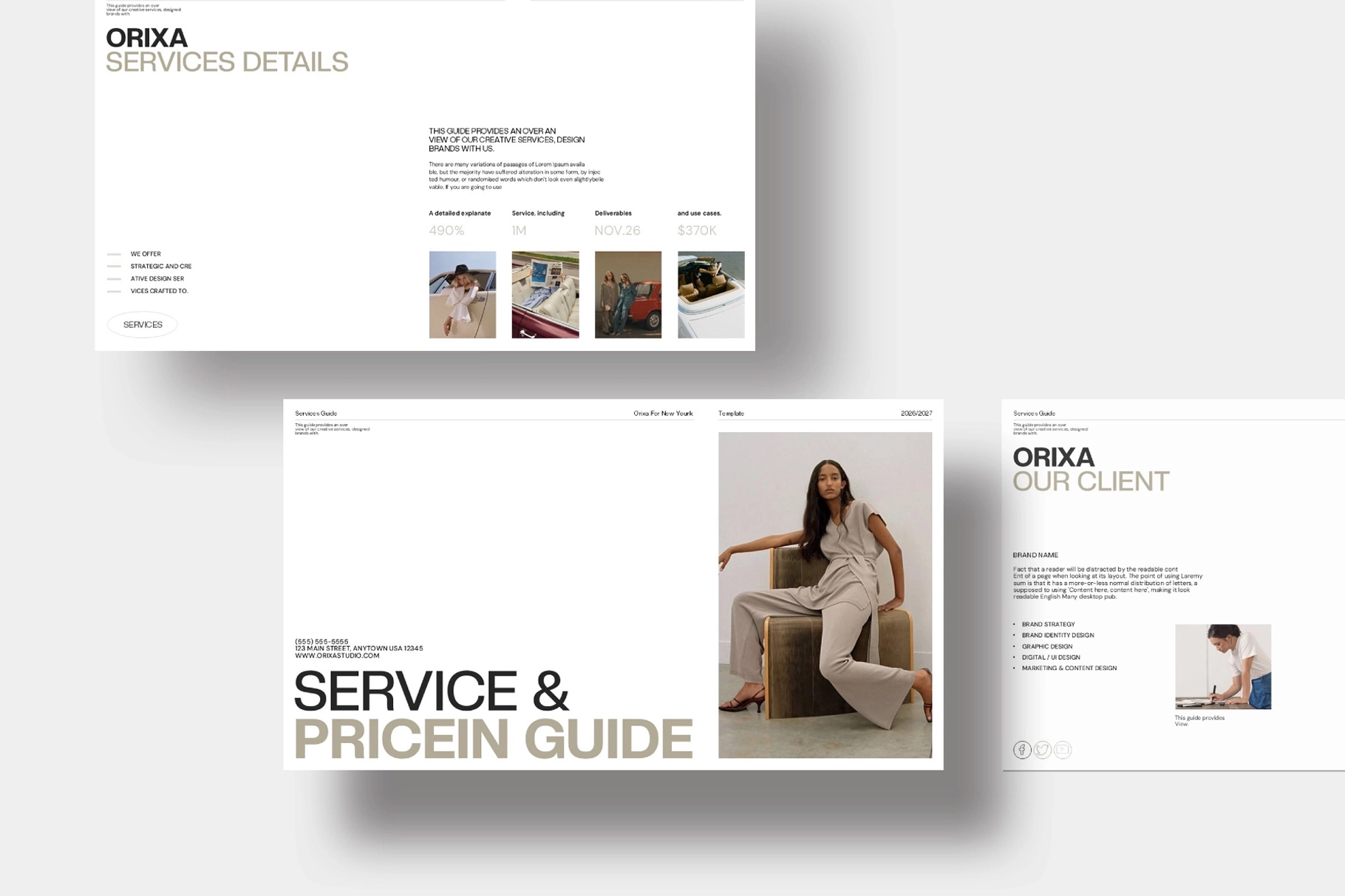 Orixa Service Guide Presentation Template