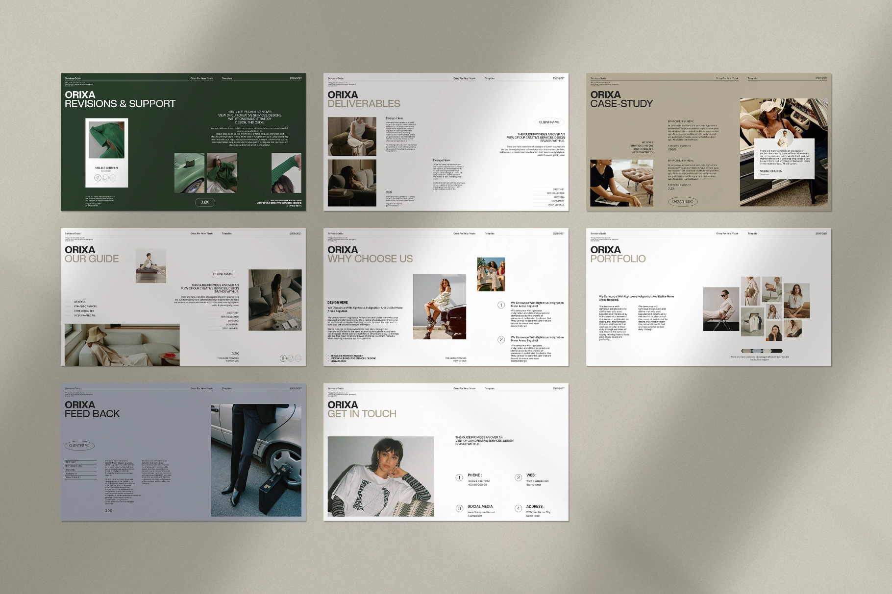 Orixa Service Guide Presentation Template