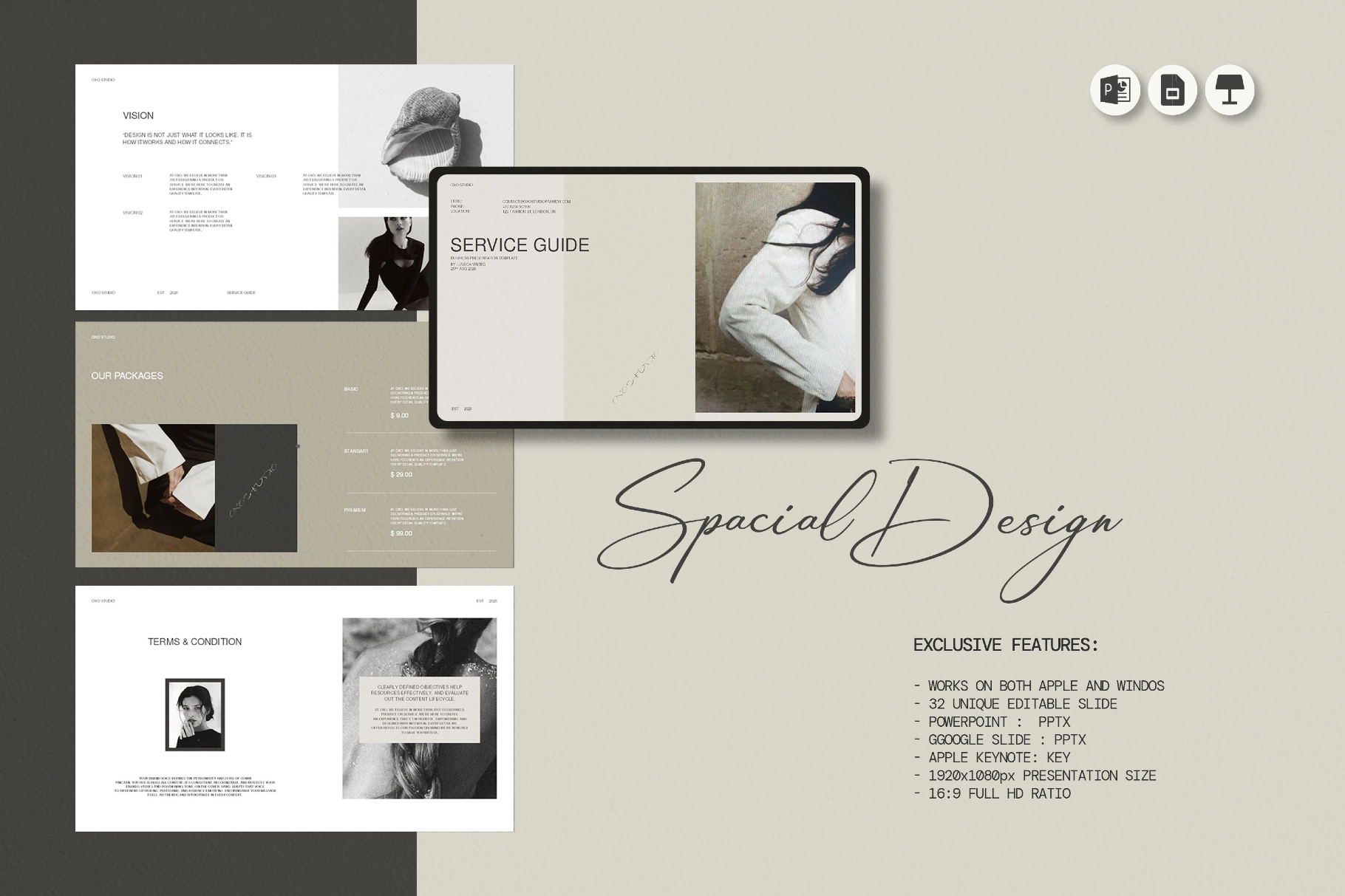 OXO | Service Guide Template