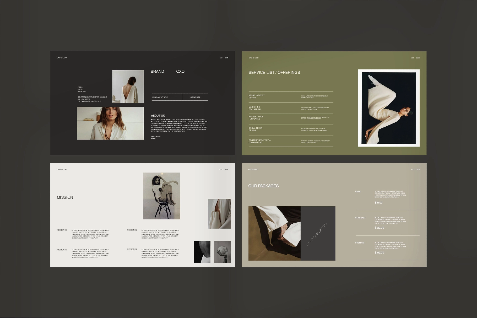 OXO | Service Guide Template
