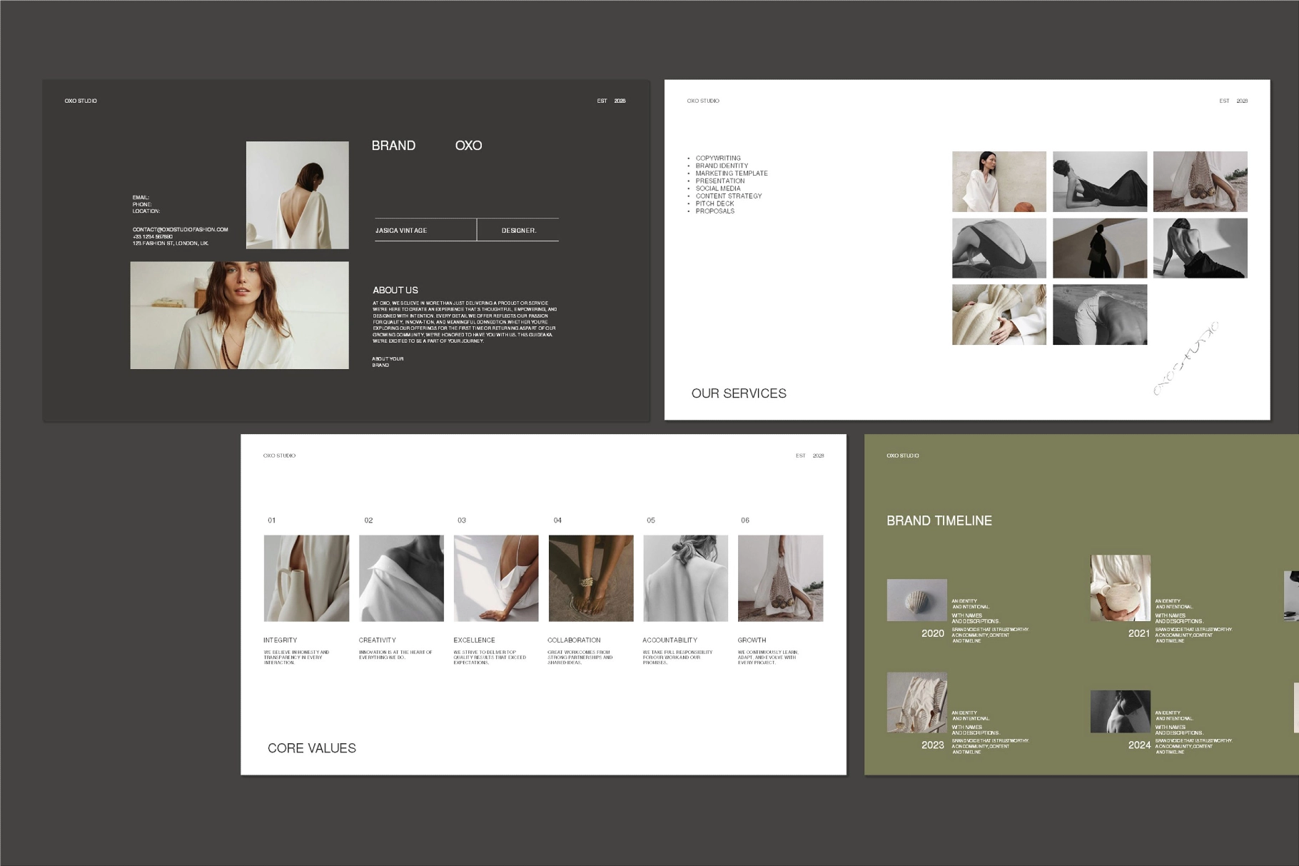 OXO | Service Guide Template