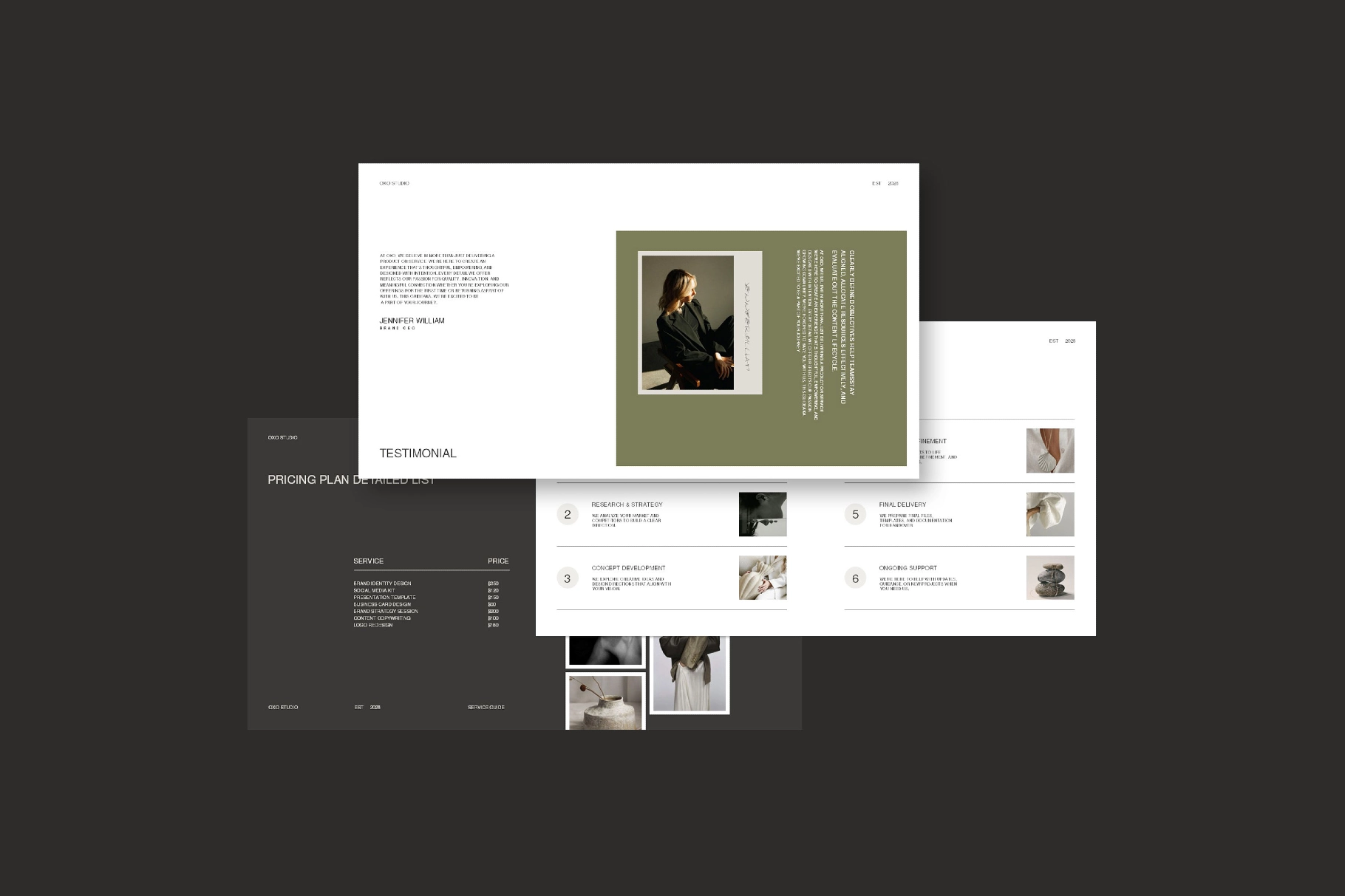 OXO | Service Guide Template