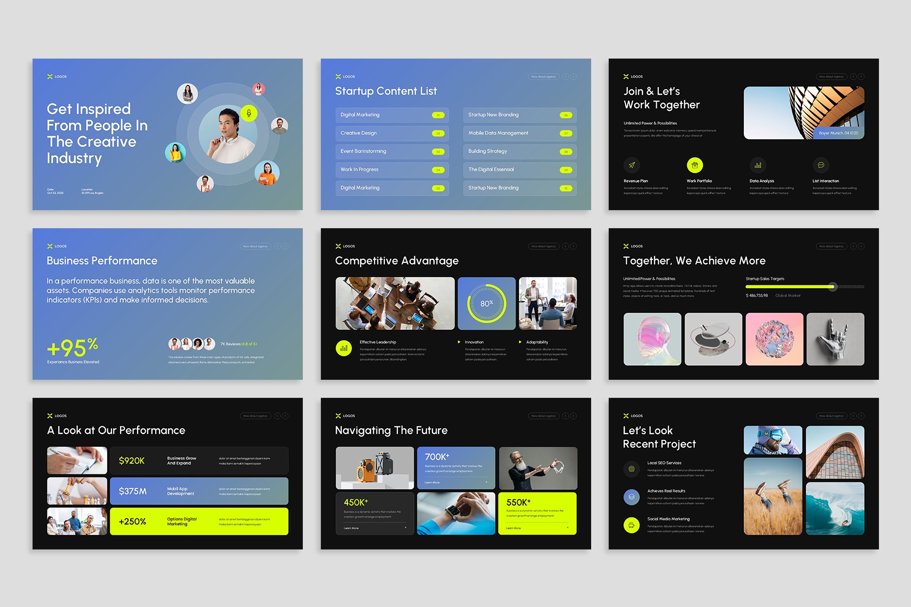 Berux Presentation Template Design