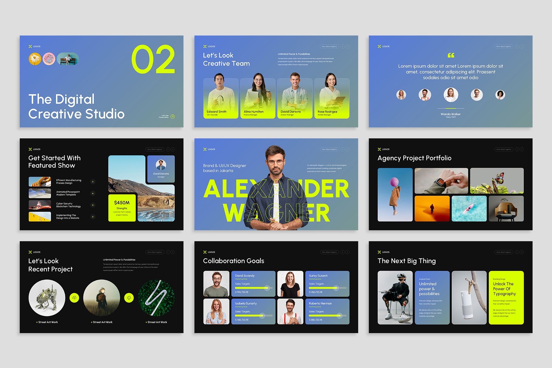 Berux Presentation Template Design