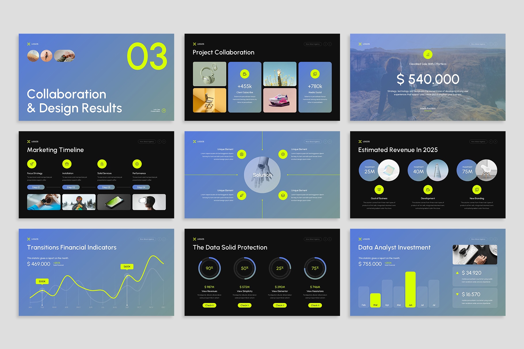 Berux Presentation Template Design