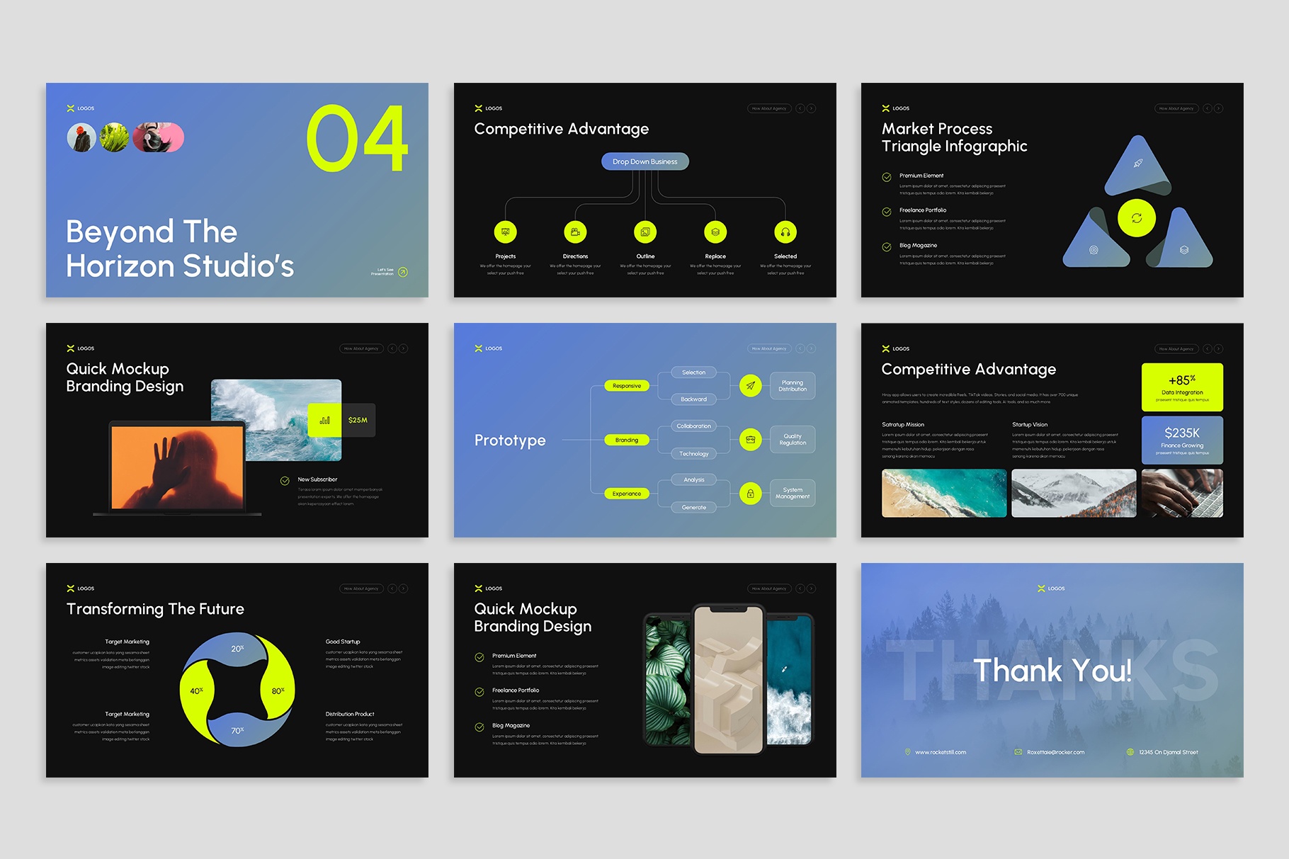 Berux Presentation Template Design