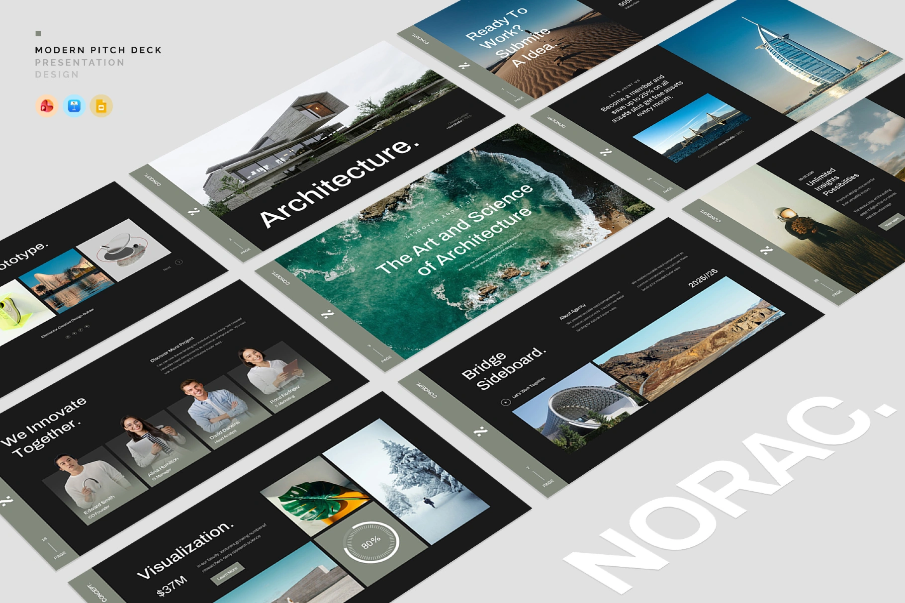 Norac Presentation Template Design