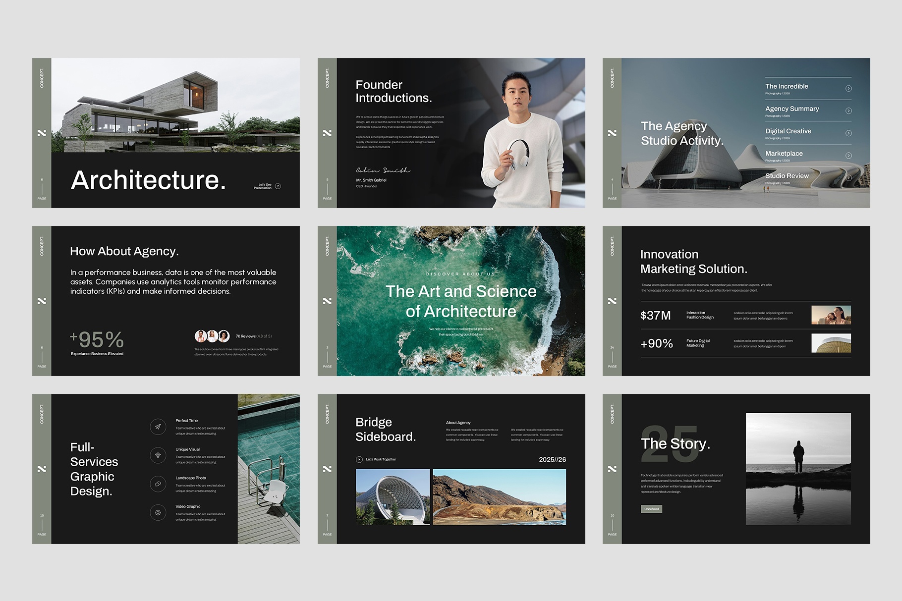 Norac Presentation Template Design