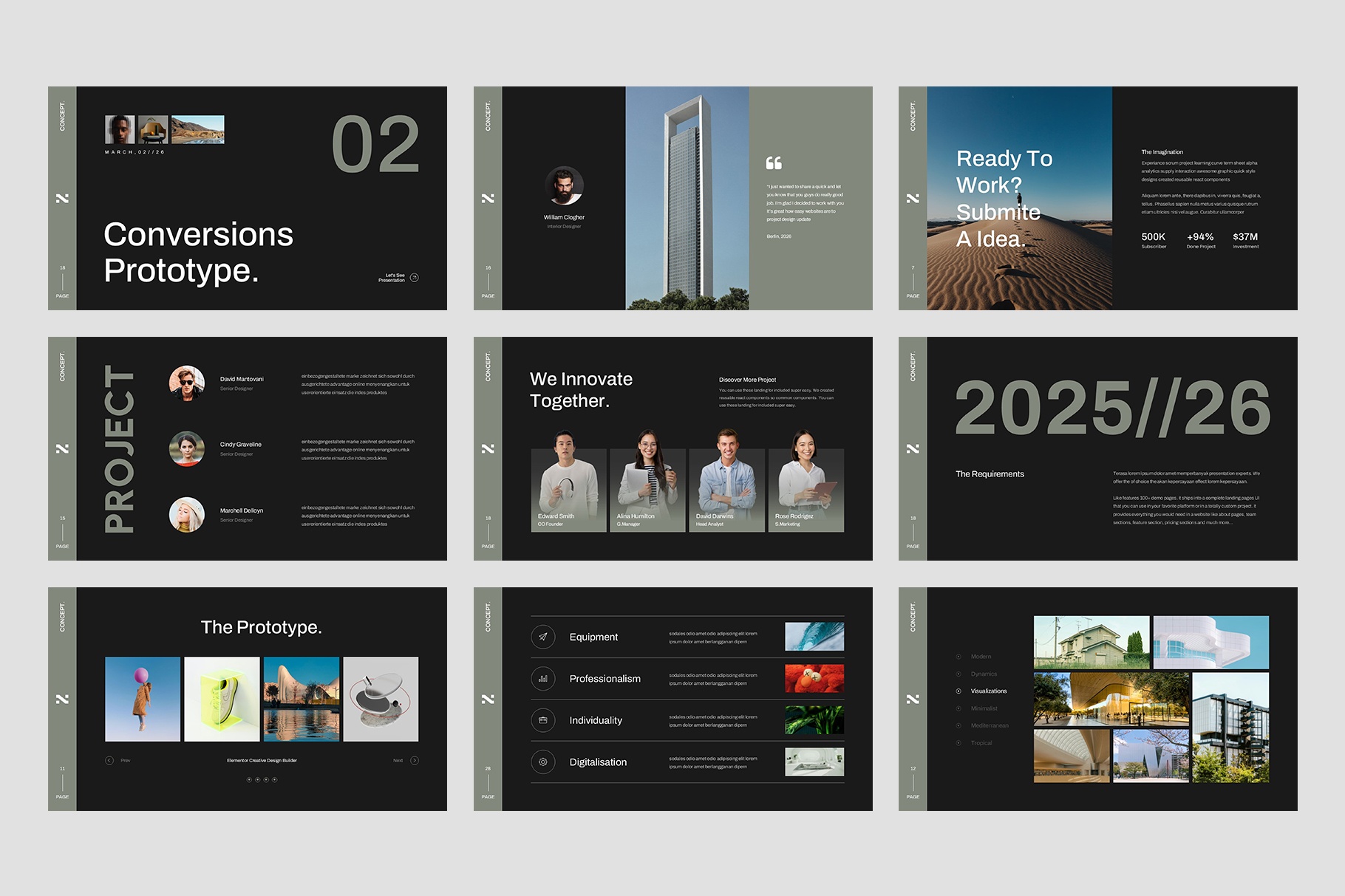 Norac Presentation Template Design