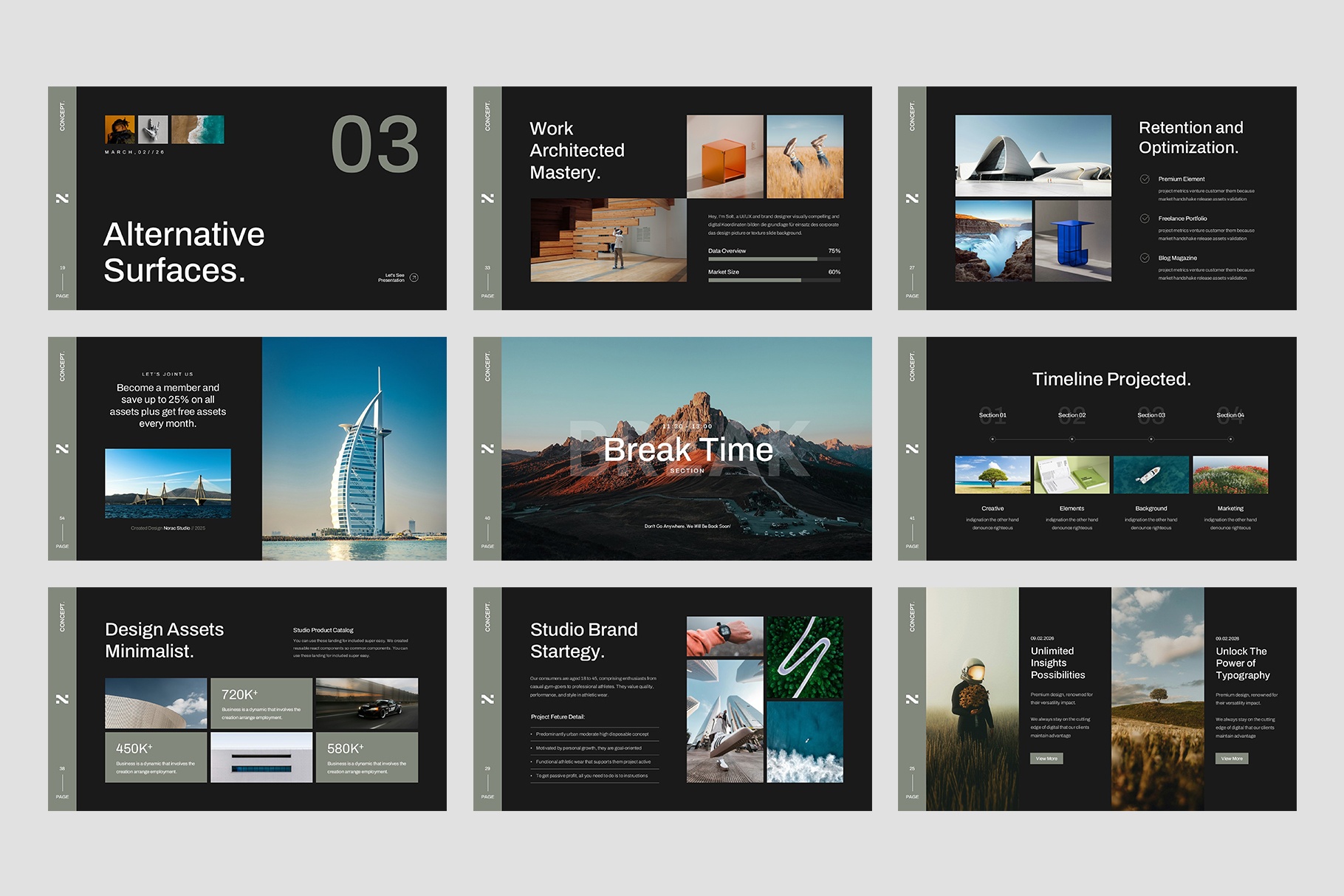 Norac Presentation Template Design