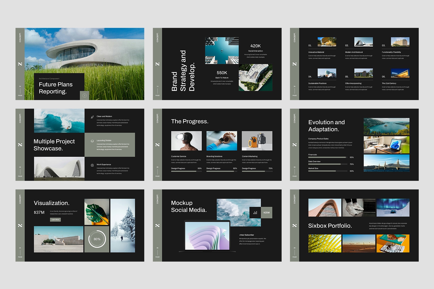 Norac Presentation Template Design