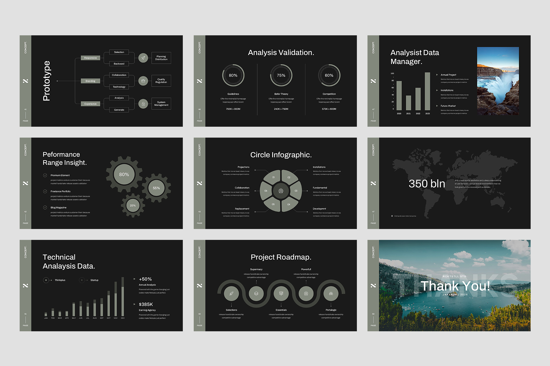 Norac Presentation Template Design