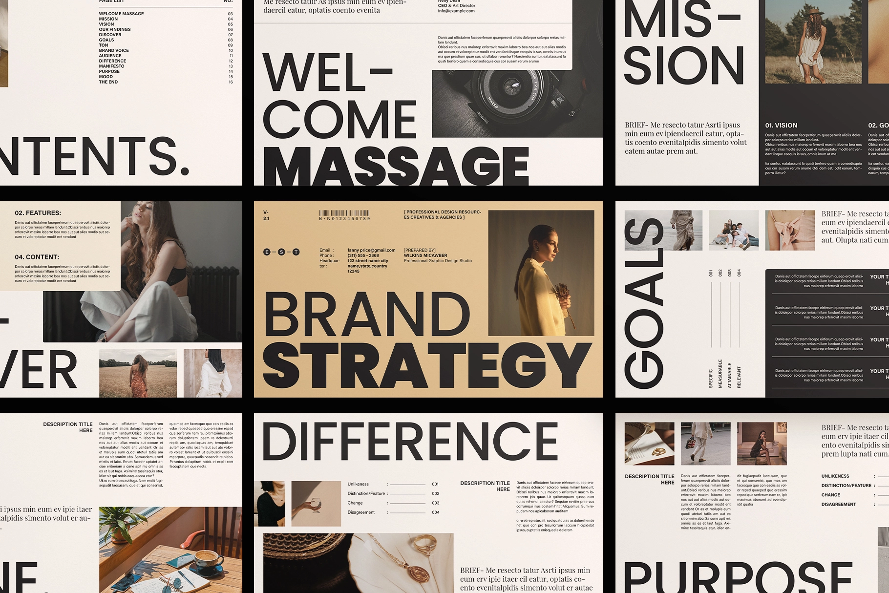 Brand Strategy Presentation Template