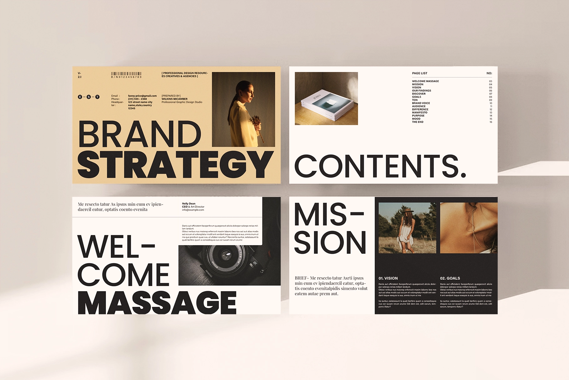 Brand Strategy Presentation Template
