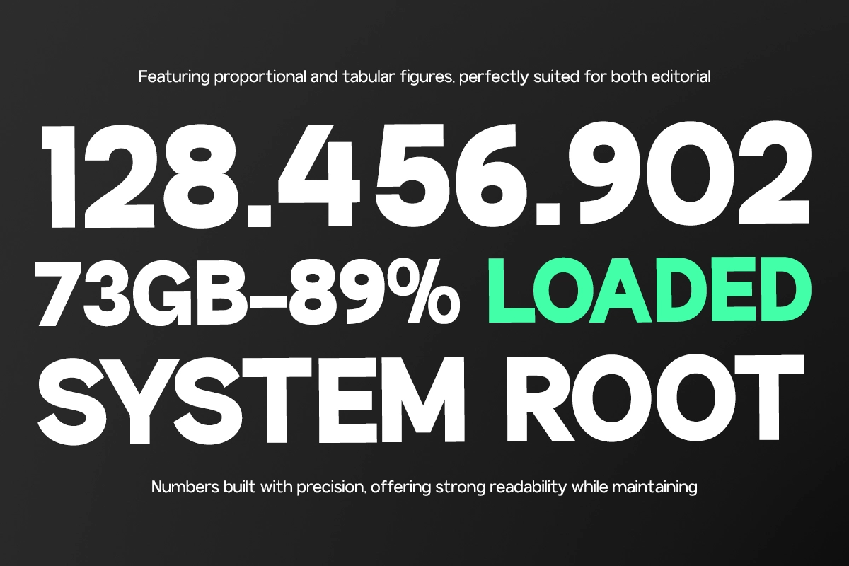 GC Rotalum - Modern Bold Sans