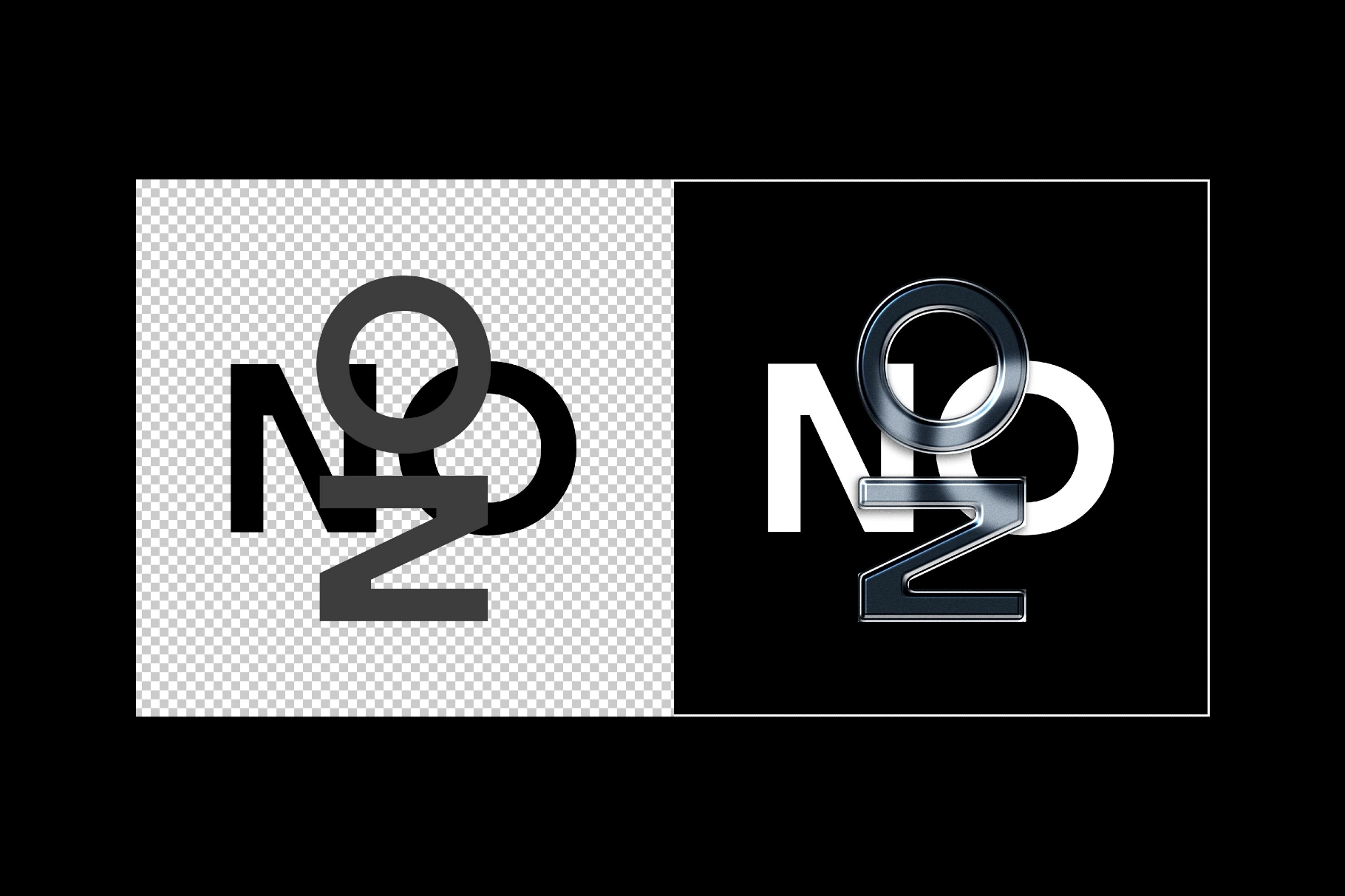 Glass Text & Logo Effect