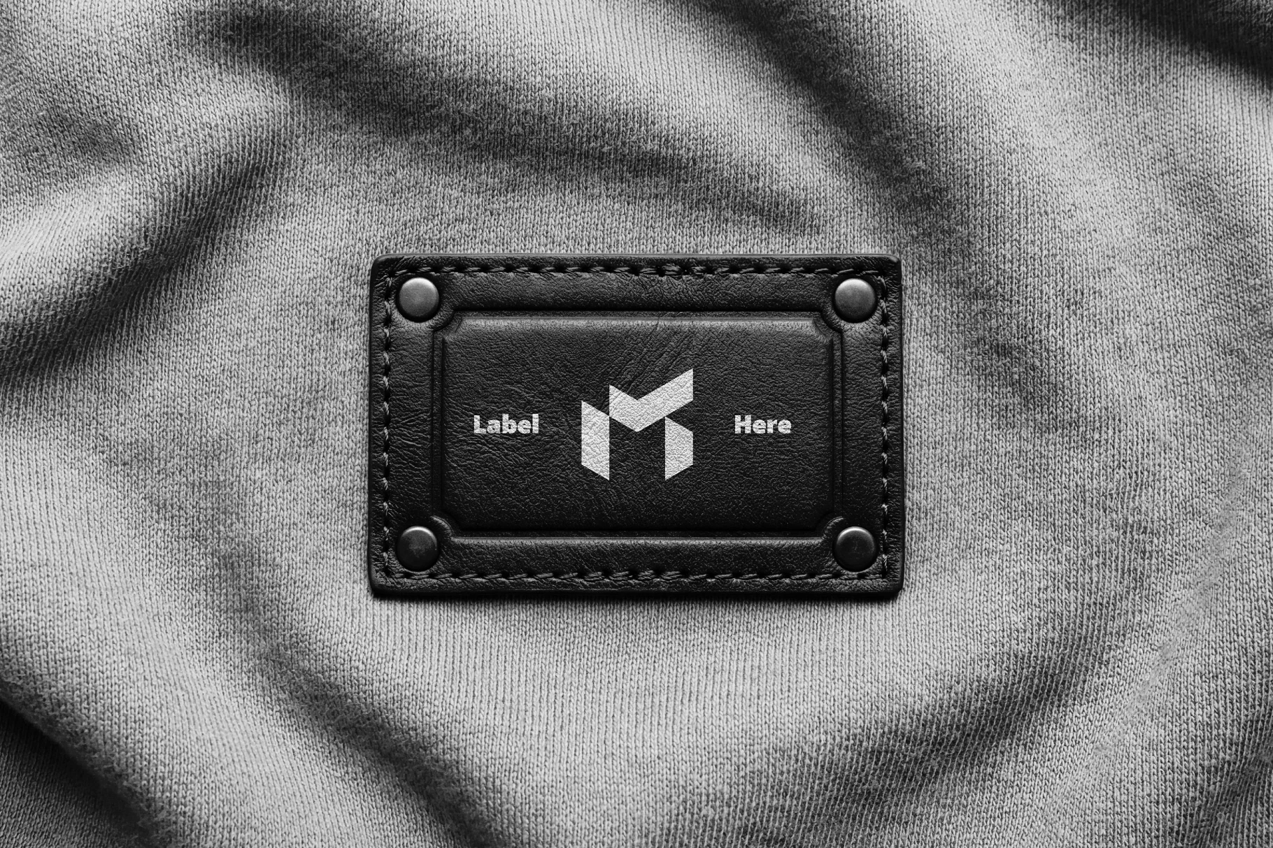 Leather Patch Label Mockup
