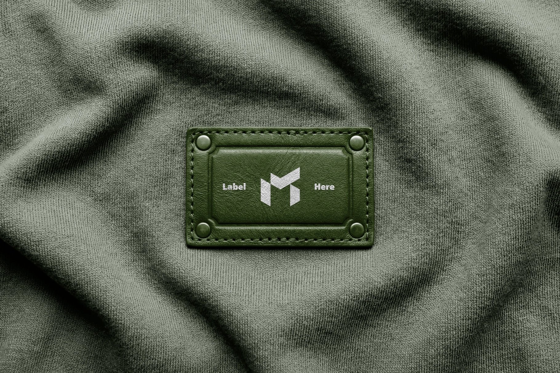 Leather Patch Label Mockup