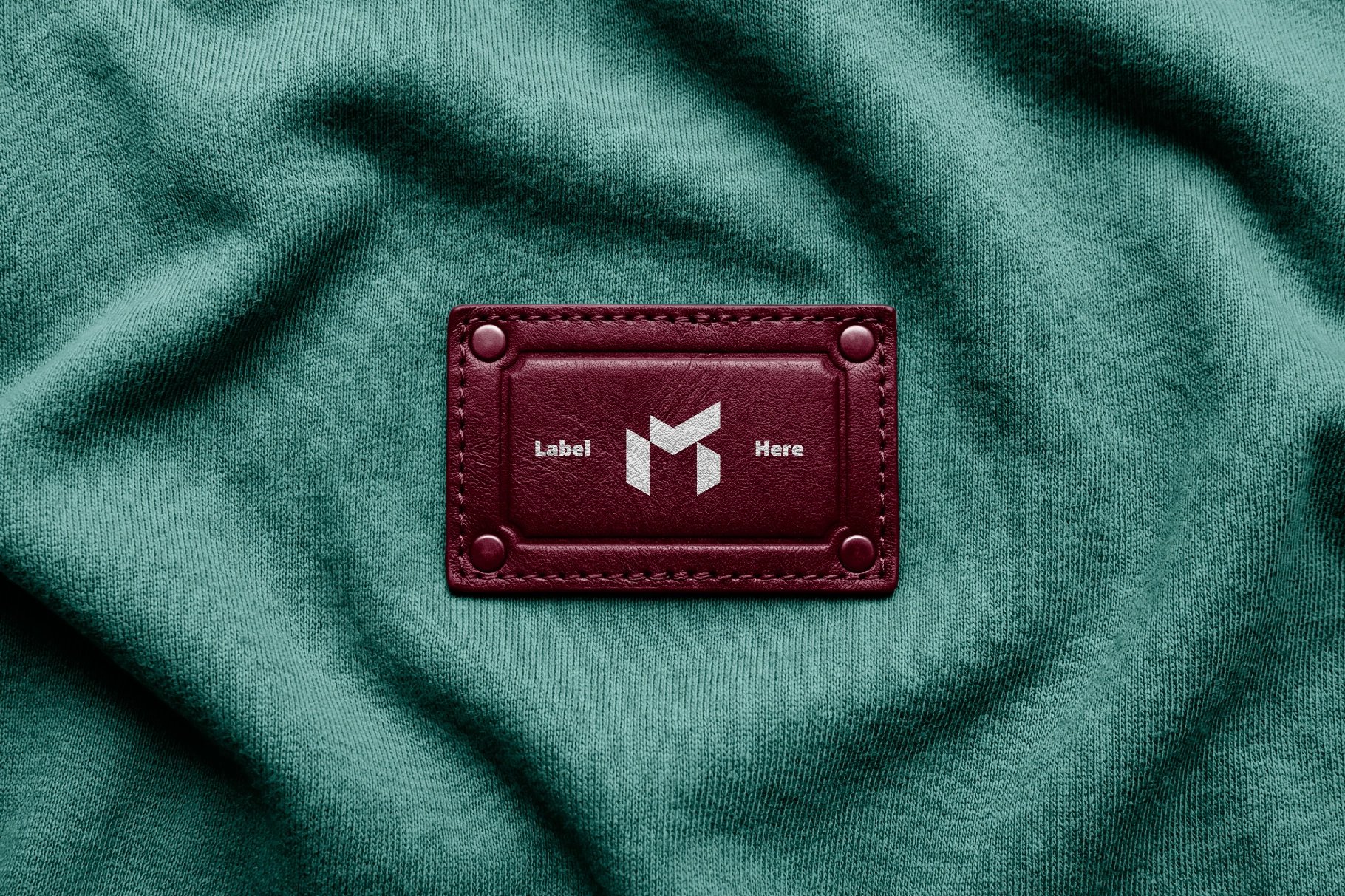 Leather Patch Label Mockup