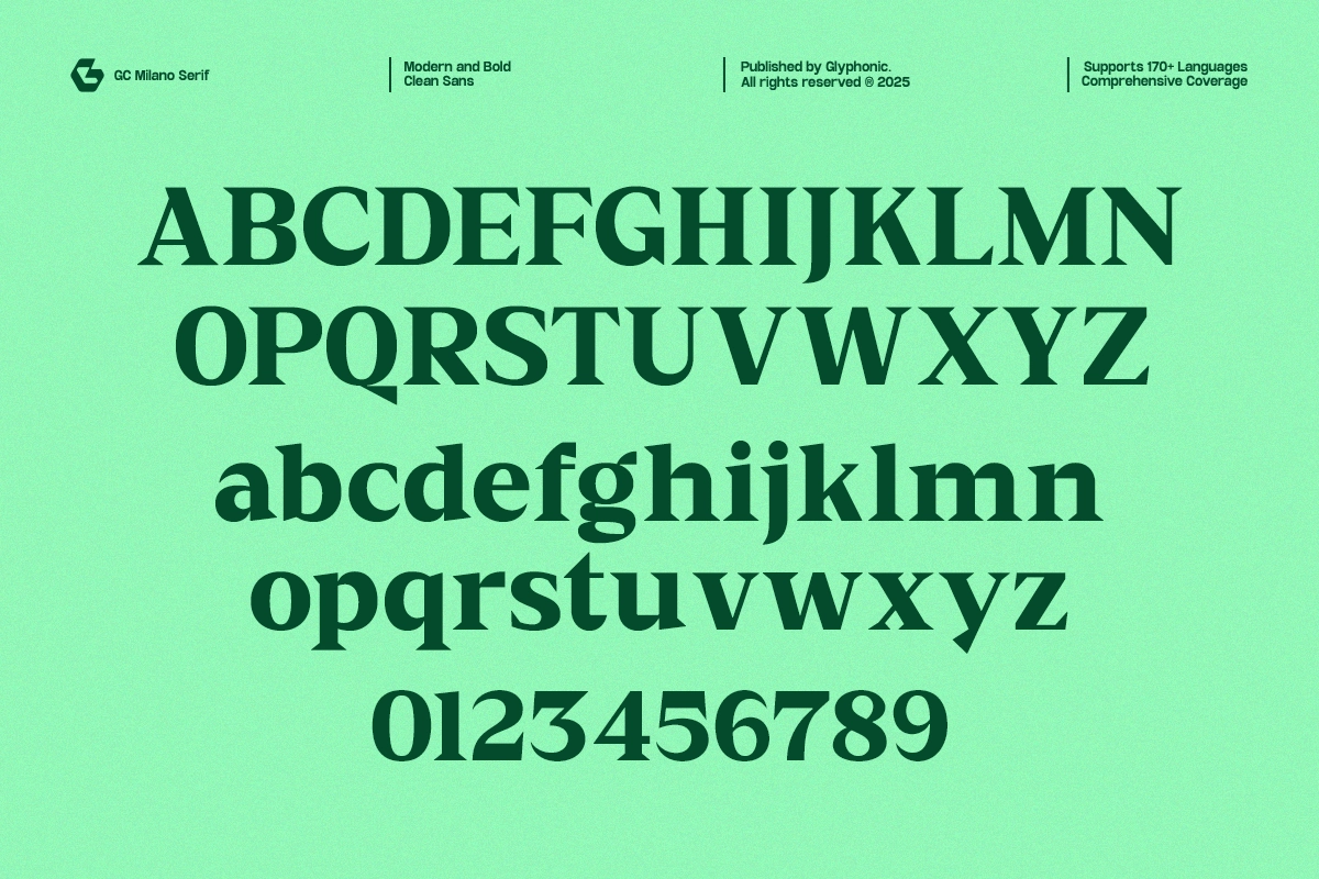 GC Milano – Strong Serif Elegance