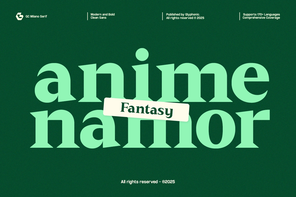 GC Milano – Strong Serif Elegance