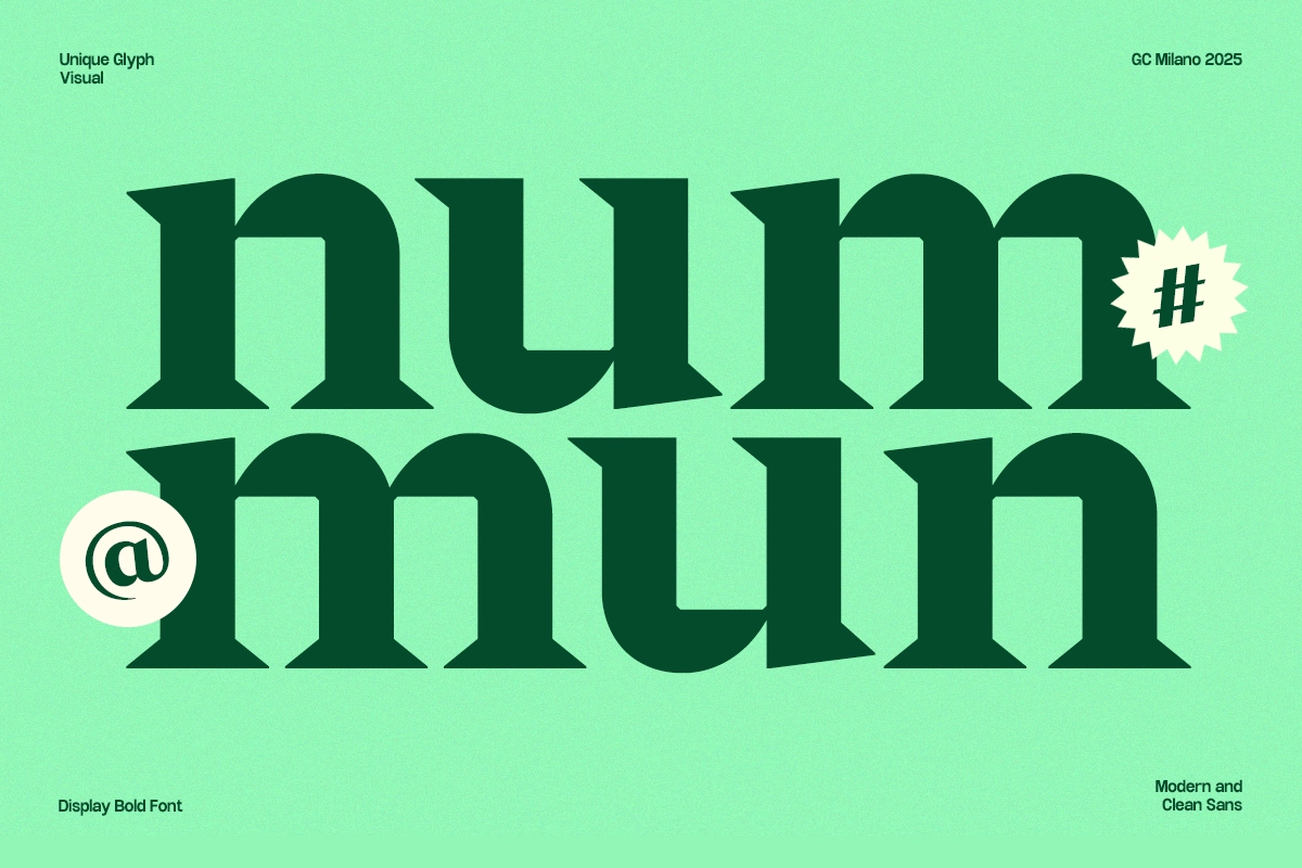 GC Milano – Strong Serif Elegance