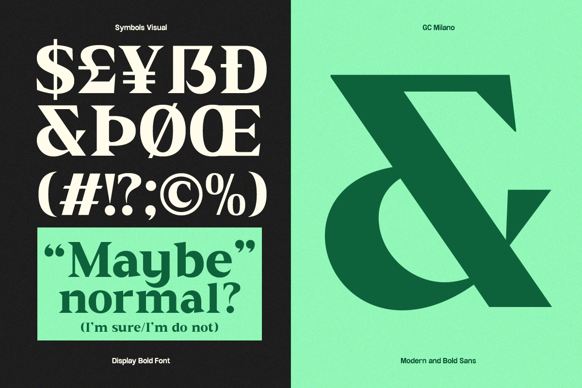 GC Milano – Strong Serif Elegance