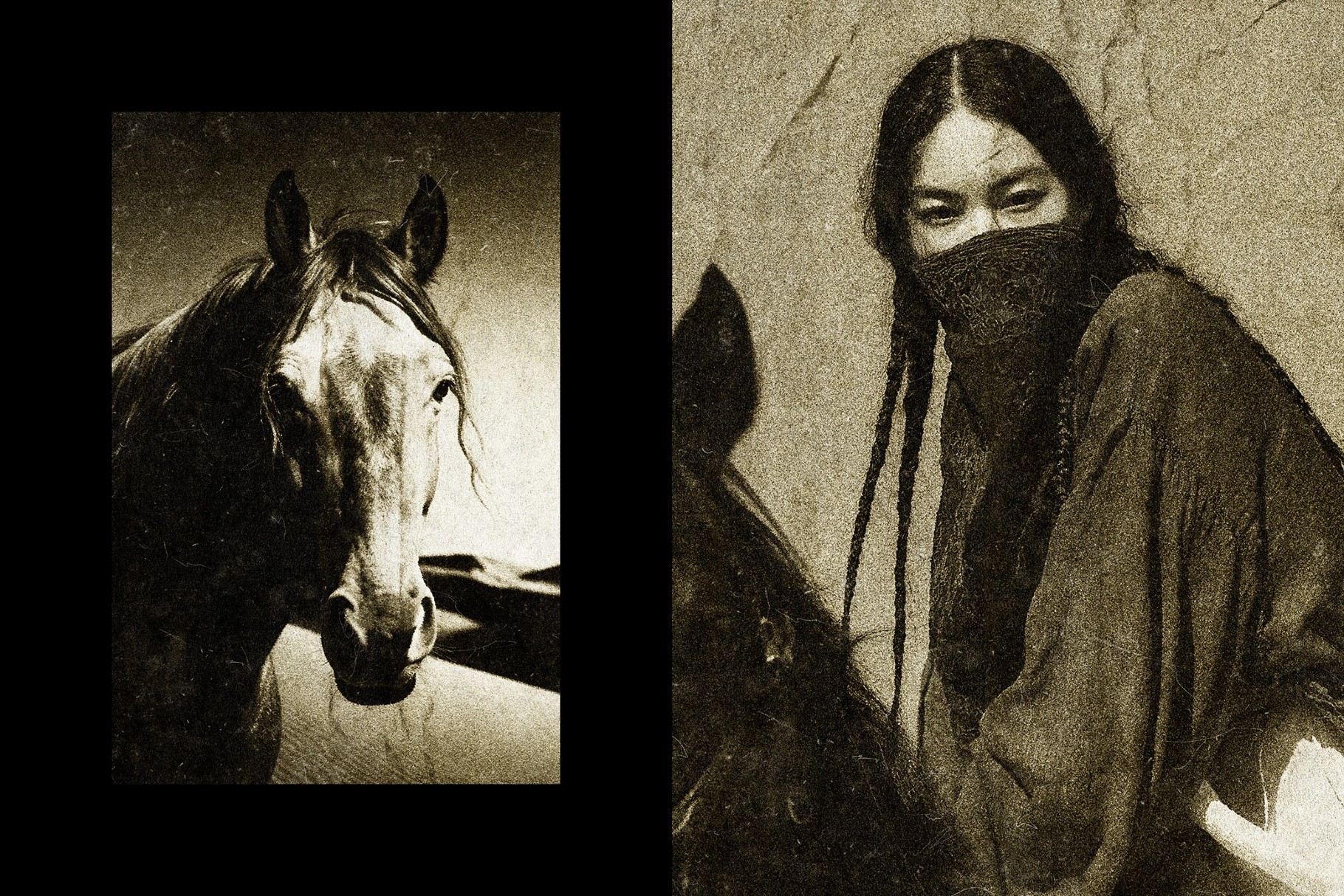 Retro Sepia Overlay Photo Effect