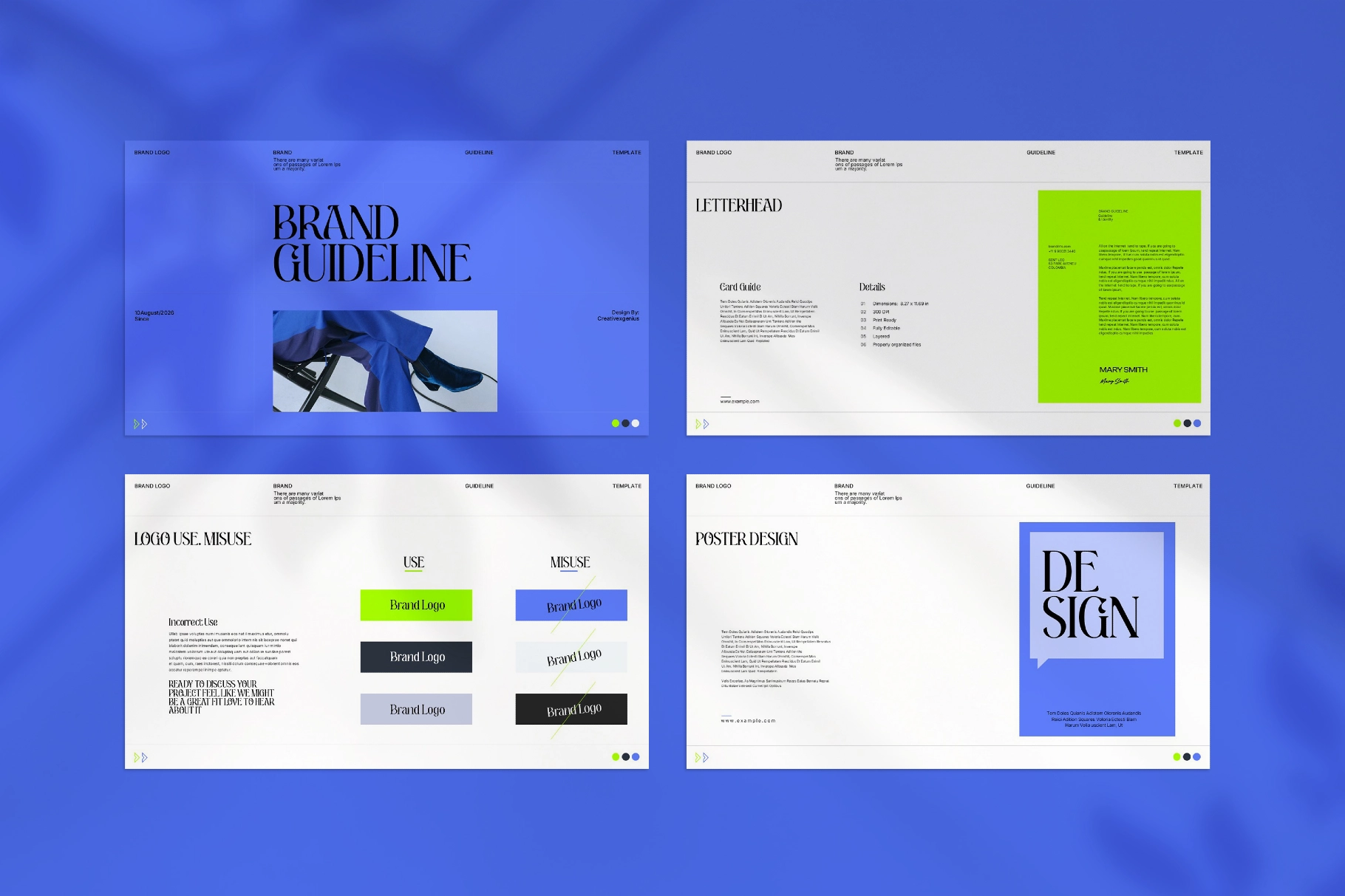 Brand Guideline Presentation Template
