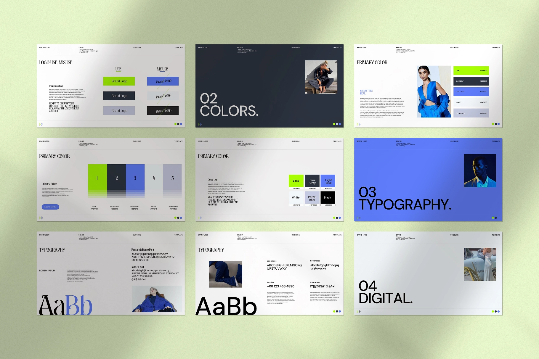 Brand Guideline Presentation Template